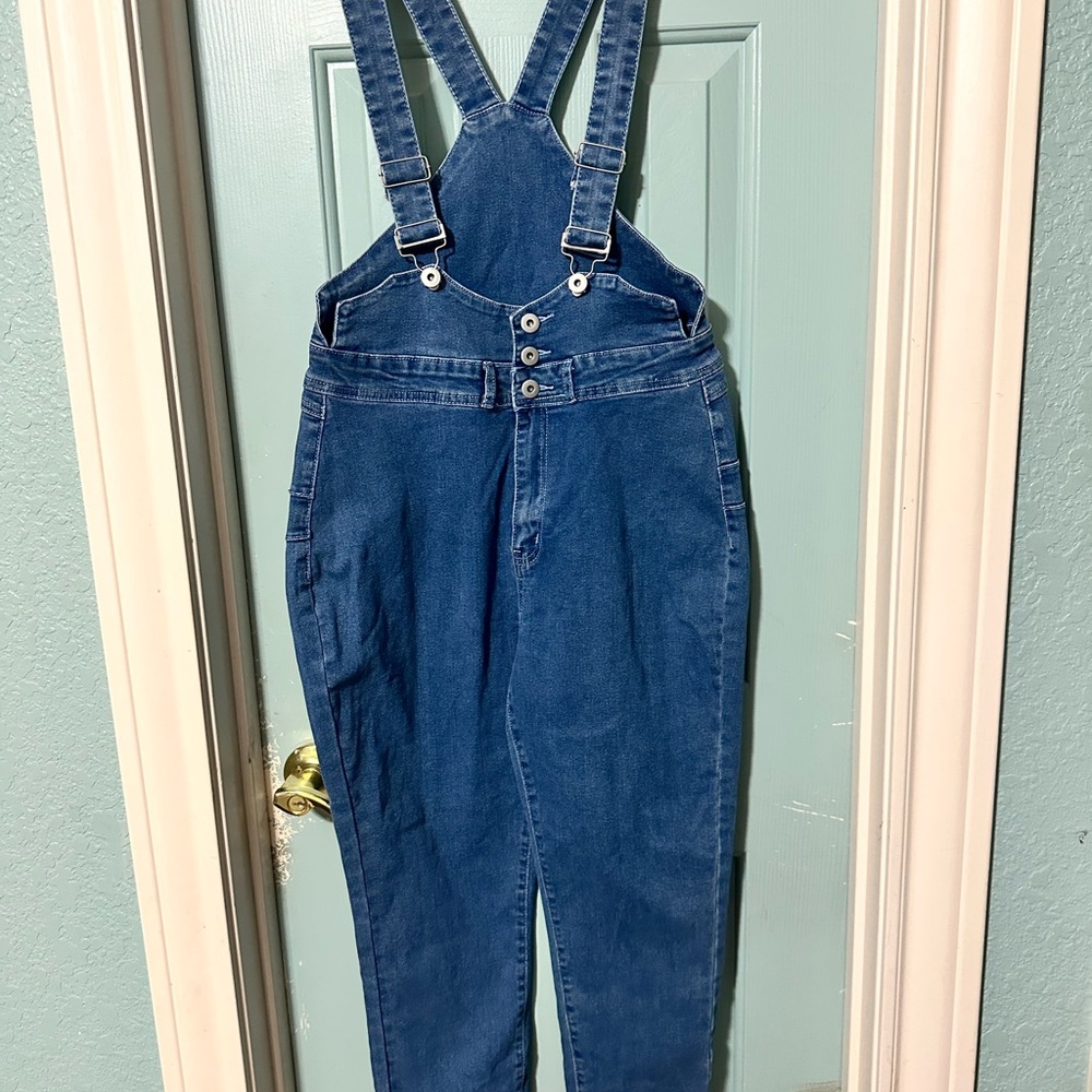Overalls. Blue Denim Overalls large